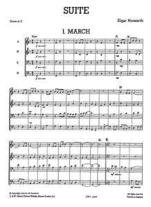 Junior Just Brass 01: Howarth Suite for Brass 4 Part