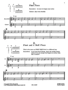 Lyons: Starting Together Volume 1 for Recorder and Guitar