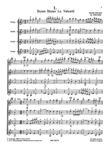 Biberian: Guitar Quartets Volume 1 (Score And Parts)