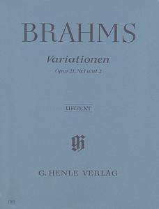 Johannes Brahms: Variations Op.21 No.1 And 2