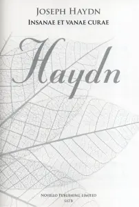 Joseph Haydn: Insanae Et Vanae Curae (New Engraving)