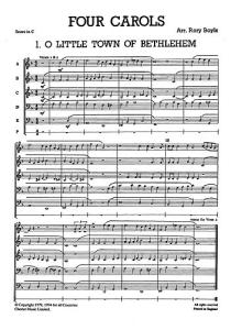 Junior Just Brass 03: Four Carols For Brass 5 Part