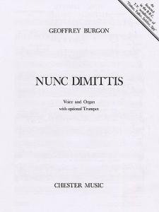Geoffrey Burgon: Nunc Dimittis (Voice/Organ)