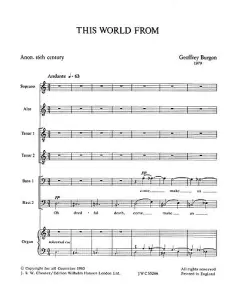 Geoffrey Burgon: This World From