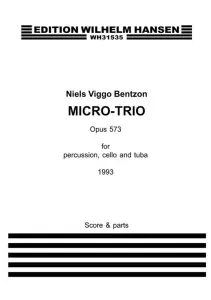 Niels Viggo Bentzon: Micro-Trio (Score & parts)