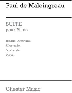 Paul De Maleingreau: Suite Pour Piano Op.9