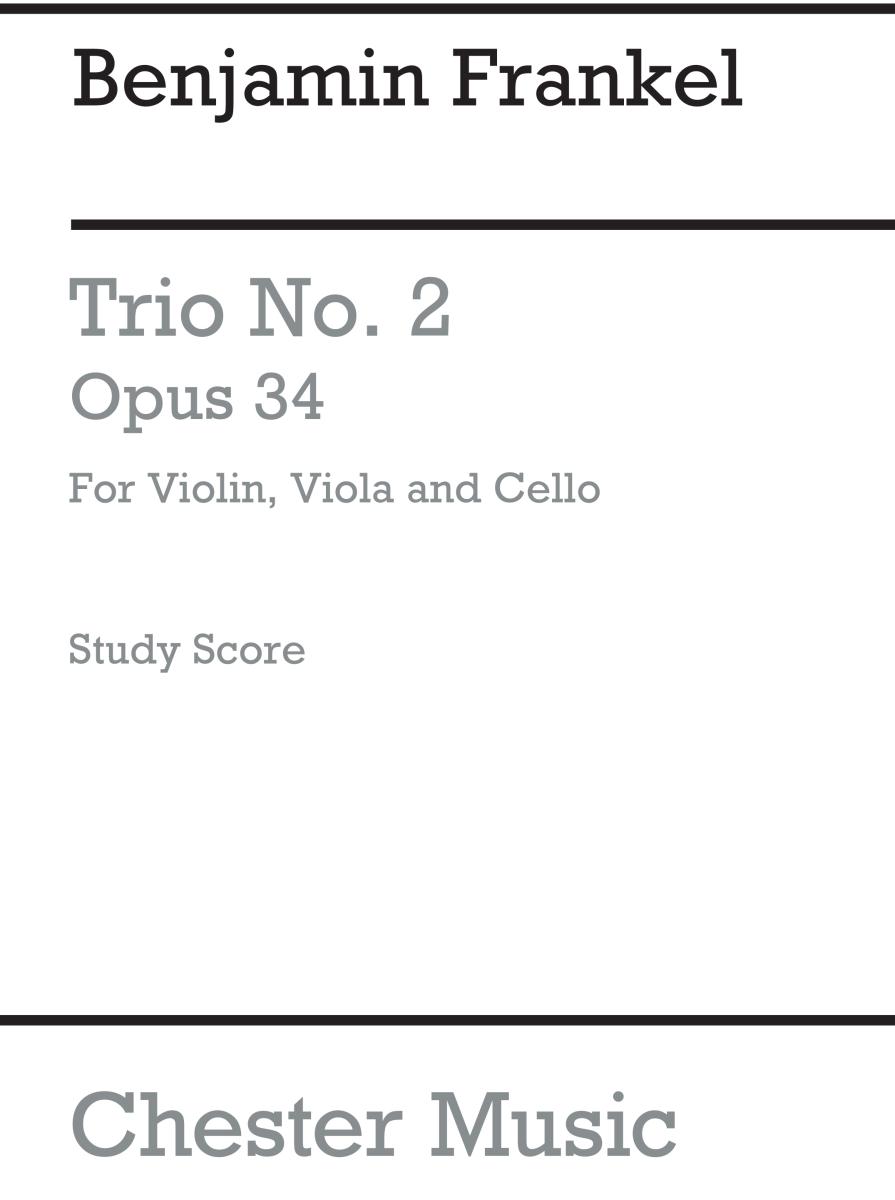 Frankel: String Trio No.2 Op.34 (Study Score)