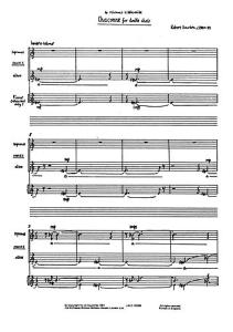 Robert Saxton: Chaconne for Double Choir