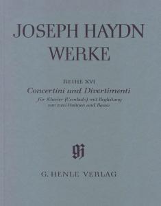 Joseph Haydn: Concertini and Divertimenti for Piano (Harpsichord) with accompani