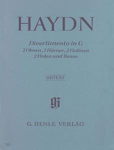 Franz Joseph Haydn: Divertimento G major Hob. II:9 for 2 Oboes, 2 Horns, 2 Violi