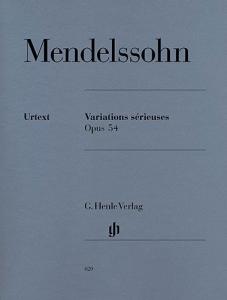 Felix Mendelssohn: Variations Sérieuses Op. 54