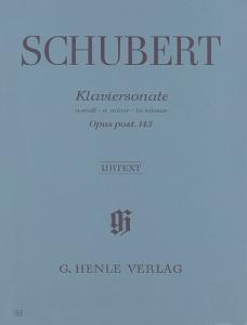 Franz Schubert: Klaviersonate A-Moll Op. 143 (Urtext)