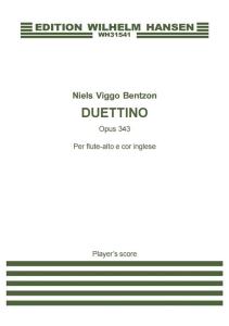 Niels Viggo Bentzon: Duettino OP.343 (Player's score)