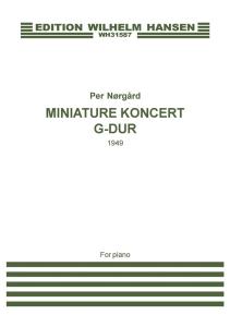 Per Nørgård: Miniature Koncert G-Dur (piano)