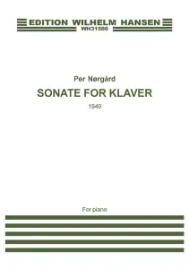 Per N&oslash;rg&aring;rd: Sonate For Klaver 1949 (piano)