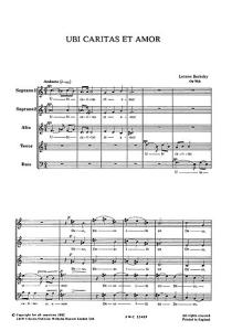 Lennox Berkeley: Ubi Caritas Et Amor Op.96 No.2