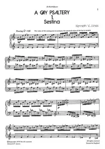 Jones: A Gay Psaltery for Harpsichord