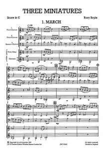 Mixed Bag No.13: Rory Boyle - Three Miniatures (Score/Parts)