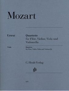 Wolfgang Amadeus Mozart: Quartette Fur Flote, Violine, Viola Und Violoncello