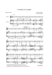 John Jacob Niles: I Wonder As I Wander - SATB (arranged by Kevin Grafton)