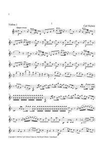 Carl Nielsen: String Quartet D-Minor (Parts)