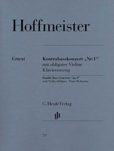 Franz Anton Hoffmeister: Concerto No. 1" for Double Bass and Orchestra (with Vio