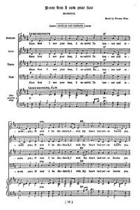 Ford: Since First I Saw Your Face SATB