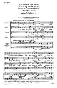 Herbert Howells: Walking In The Snow