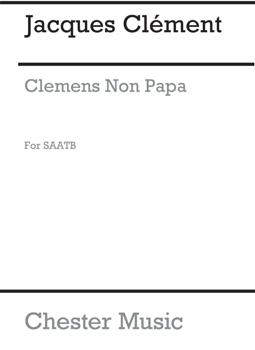 Clemens: O Maria Vernans Rosa for SAATB Chorus Hbc 34
