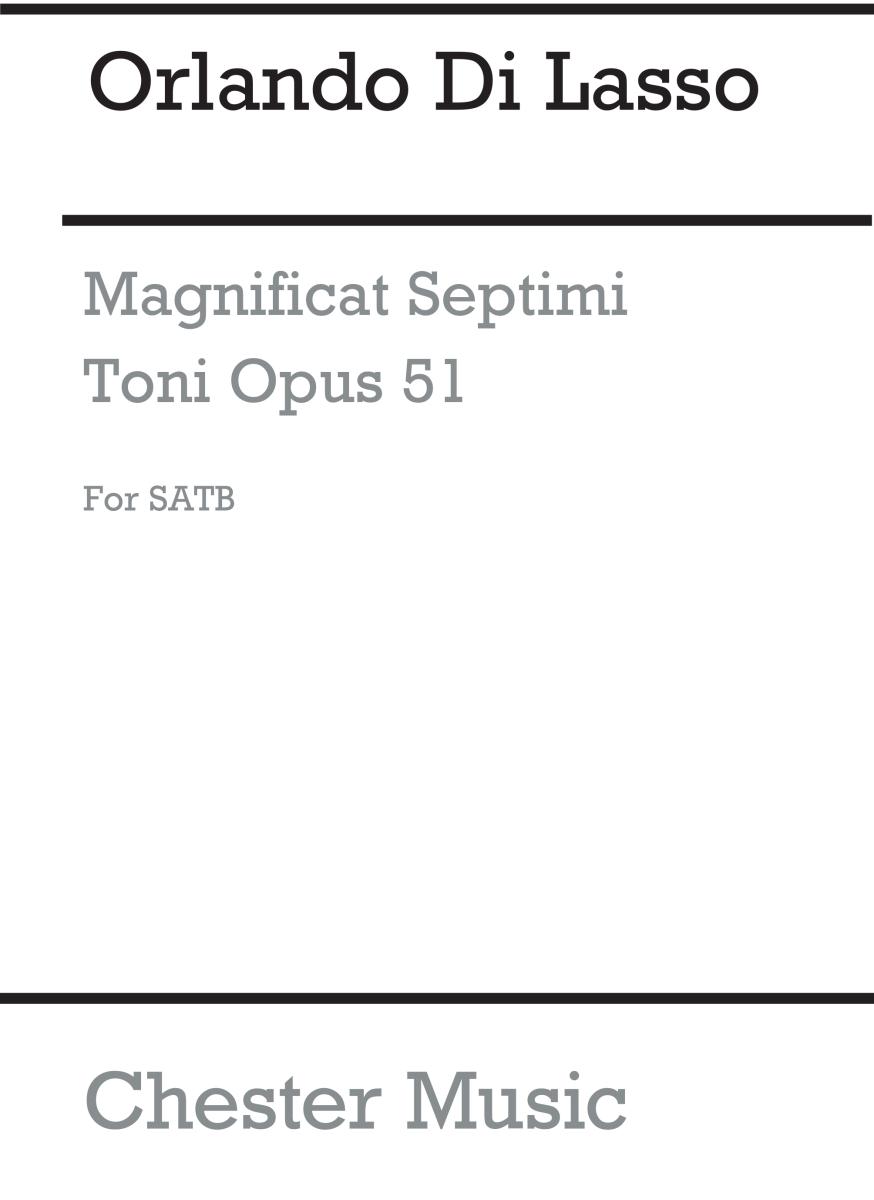 Orlande De Lassus: Magnificat Septimi Toni (Collins) (SATB)