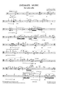 Matousek: Intimate Music for Cello Solo
