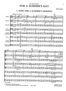 Playstrings Easy No. 11 For A Summer's Day (Knight)