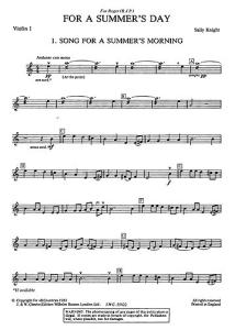 Playstrings No. 11 For A Summer's Day (Knight)