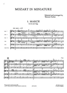 Playstrings Moderately Easy No. 6 Mozart In Miniature