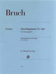 Max Bruch: String Quintet In E Flat - First Edition (Urtext)