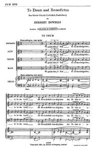 Herbert Howells: Te Deum And Benedictus (Canterbury)