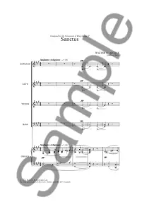 Walter Alcock: Sanctus (SATB/Organ)