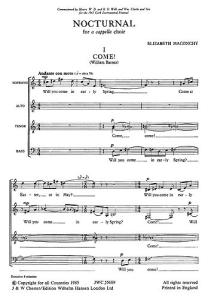 Maconchy: Nocturnal for SATB Chorus