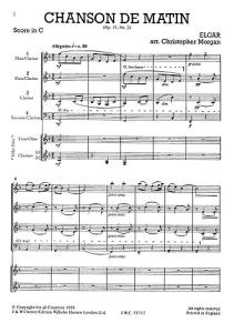 Mixed Bag No.25: Edward Elgar - Chanson De Matin (Score/Parts)