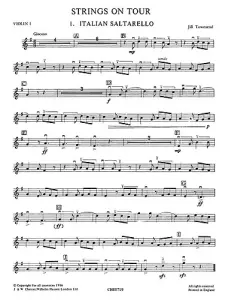 Playstrings Moderately Easy No. 13 Strings On Tour (Townsend)