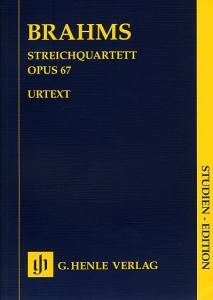 Johannes Brahms: Streichquartett Op.67 (Henle Urtext Edition)