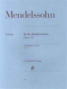 Felix Mendelssohn: Six Children's Pieces Op. 72