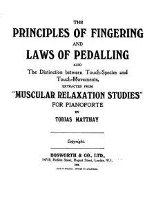 Matthay, T Principles Of Fingering And Laws Of Pedalling Pf