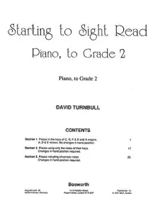 David Turnbull: Starting To Sight Read Piano To Grade 2