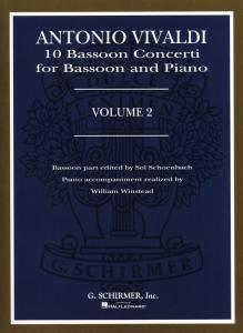 Antonio Vivaldi: 10 Bassoon Concerti Volume 2 (Bassoon And Piano)