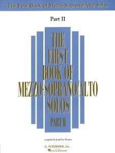 The First Book Of Mezzo-Soprano/Alto Solos Part II