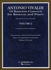 Antonio Vivaldi: 10 Bassoon Concerti Volume 2 (Bassoon And Piano)