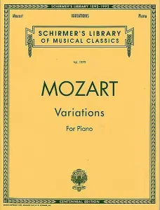 W.A. Mozart: Variations For Piano