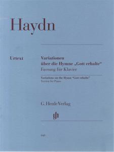 Joseph Haydn: Variations On The Hymn Gott Erhalte" Version For Piano"