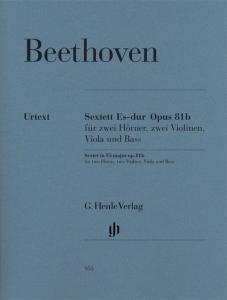 Ludwig Van Beethoven: Sextet In E Flat Op.81b - Urtext Parts